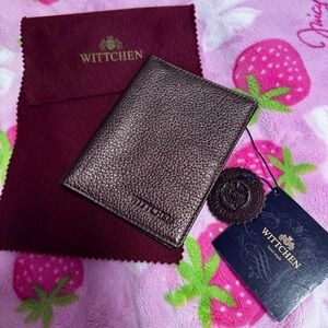 Wittchen Polish European Luxury Brown Leather Passport Holder — NEW Travel